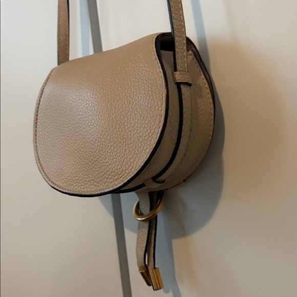 Chloe Marcie Bag - Nano Size in Beige, gold hardware with dusty. EUC leather - Picture 7 of 16